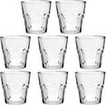 Rock Bar Stackable Beverage Glasses Set Of 8 Dishwasher Safe Drinking