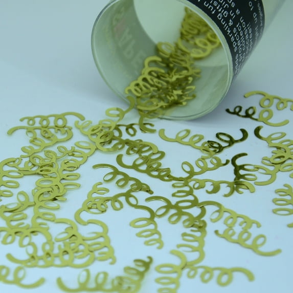 Confetti Streamer Gold - Half Pound (8 oz) - CCL9467