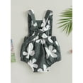 thumbnail image 5 of Bagilaanoe Newborn Baby Girl Rompers Print Sleeveless Bodysuit 3M 6M 12M 18M Infant Casual One Piece Jumpsuit, 5 of 9