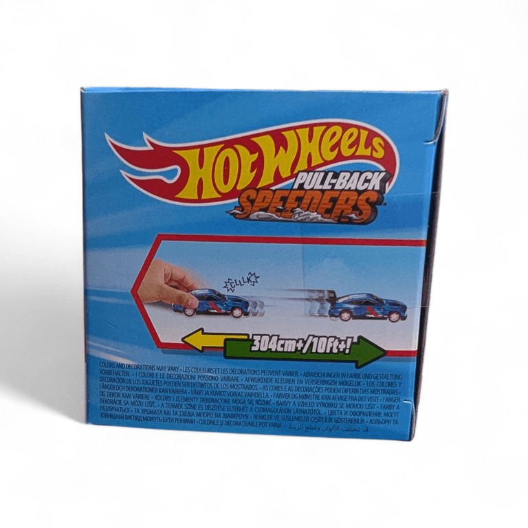 Hot Wheels Lancer Evolution IX Pull-Back Speeders Toy Car in 1:43