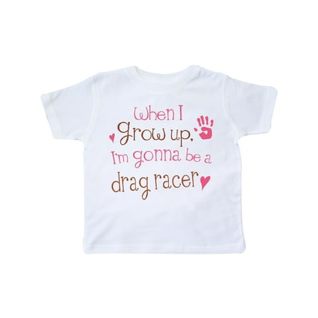

Inktastic Future Drag Racer Cute Gift Toddler Toddler Girl T-Shirt
