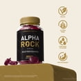 thumbnail image 6 of (2 Pack) Alpha Rock – Gummies with a Natural Daily Blend for Energy & Wellness | Great-Tasting, Easy-to-Chew Gummies (120 Gummies), 6 of 10