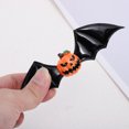 thumbnail image 4 of Unique Bargains 1 Pc Hair Clip Halloween Bat Wing Pumpkin Hair Clips for Women Black, 4 of 5