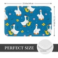 thumbnail image 2 of Sikiie Cartoon Goose Print Flannel Anti-slip Floor Mat 16x24in, Thickened Dustproof Entrance Door Mat Floor Mat for Kitchen, Bathroom, Laundry Room, 2 of 7