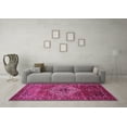 thumbnail image 3 of Ahgly Company Indoor Round Persian Pink Traditional Area Rugs, 3' Round, 3 of 4