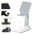 thumbnail image 5 of Cellet Tablet Desktop Stand, Foldable Heavy Duty Adjustable Smartphone and Tablet Stand with Non-Slip Rubberized Grips and Weighted Base Compatible to Smartphones, Tablets, iPads and Nintendo Switch, 5 of 10