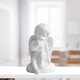 thumbnail image 4 of 2x figura de ángel estatua de querubines colección de decoración del hogar, 4 of 9