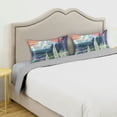 thumbnail image 3 of Yayeee Pillowcase Standard Size Set of 2 Satin Wrinkle Resistant Pillow Case, Floral Mountain, 3 of 7