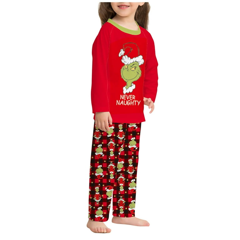 Grinch pajamas walmart hotsell