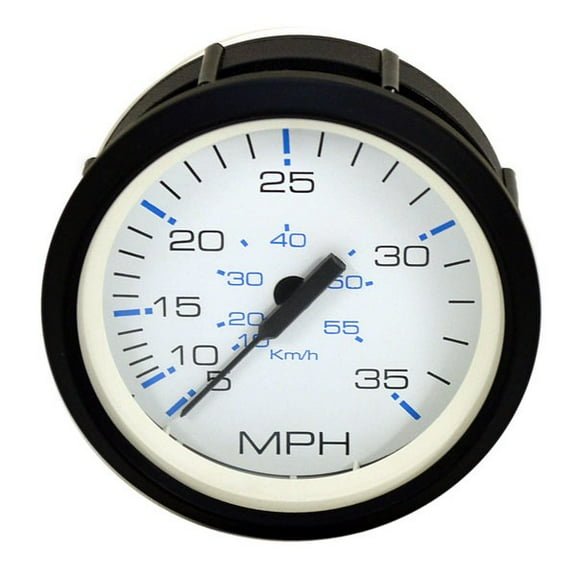 Faria Boat Speedometer SE9507B | Chesapeake White 35 MPH 3 1/4 Inch