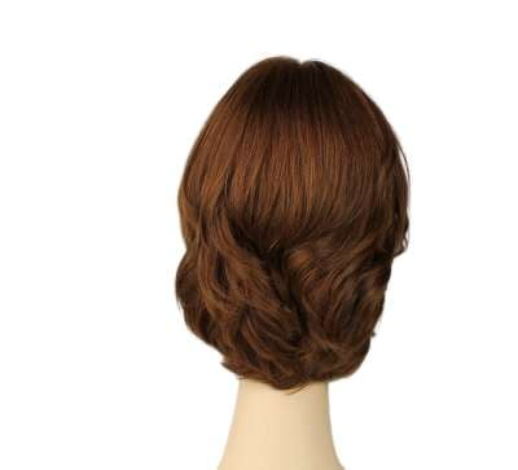 European Human Hair Freeda Wig Regina Red Multi-Directional Skin Top Size X-L