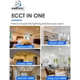 thumbnail image 7 of 24 Pack 6 inch Ultra-Thin LED Recessed Downlight with Junction Box, 2700K/3000K/4000K/5000K/6500K Selectable, Slim Dimmable Light, ETL, 7 of 7