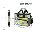 thumbnail image 3 of FORMRS Insulated Cooler Bag 24 Cans Capacity Soft Leakproof Lunch Box with Side Pockets, Yellow Mountains, 3 of 7