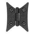 thumbnail image 2 of Acorn RJ1BQ Flush Rough Iron Surface Mount Butterfly Cabinet Hinge, 2 of 3
