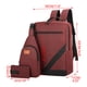 thumbnail image 3 of Bolso de hombro de gran capacidad para hombre con puerto USB de carga para viajes de negocios - Contiene portátil de 15,6 pulgadas, múltiples compartimentos y correa para equipaje, 3 of 8