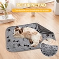 thumbnail image 6 of Dog Diaper Pad - Highly Absorbent, Extra-Soft, Quick Dry, Washable Cartoon Print Pet Urine Mat, 6 of 7