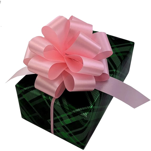 Rose Petal Pink Pull Bows - 5" Wide, Set of 10, Easter, Spring, Valentine's Day, Mother's Day, Wedding Bows, Gender Reveal, Baby Shower, Breast Cancer Awareness, Gift Wrap, Garland, Picnic, Birthday