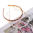 thumbnail image 3 of Accesorios para el cabello de leopardo 1 juego de diadema para mujeres tono plateado marrón, 3 of 5