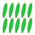 thumbnail image 1 of Uxcell Paquete de 10 Flotadores de Pesca, Flotadores de Espuma EVA con Peso de 3.78 Pulgadas, Flotadores Clip-on, Corchos Deslizantes, Boyas Fuertes [Verde], 1 of 1