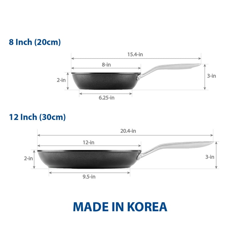 TECHEF - Art Pan Collection, 8-in Nonstick Frying Pan, Made in Korea  (Frying Pan 8-in)
