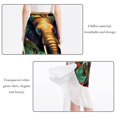 thumbnail image 2 of Elephant Light and Airy Chiffon Women's Beach Dress - Summer Attire, 2 of 6