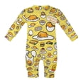 thumbnail image 6 of Gudetama Baby Footless Rompers, Long Sleeve Baby Onesie Jumpsuit for Boys Girls, 6 of 8