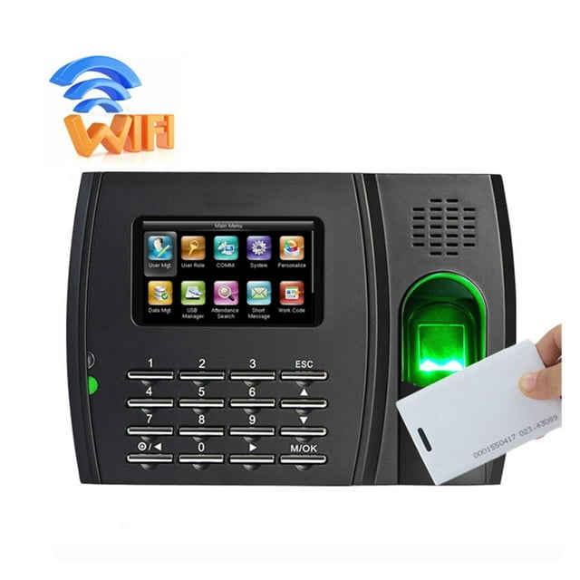 U8 With Time Attendance Machine Identification Terminal Protection Intelligent Electronic Fingerprint Time Attendance ,Easy to Use