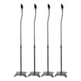 thumbnail image 1 of MotorGenic Adjustable Height Surround Sound Speaker Stands, Set of 4 with Cable Management, 1 of 13