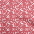 thumbnail image 1 of oneOone Cotton Poplin Red Fabric Valentine Heart Craft Projects Decor Fabric Printed By The Yard 56 Inch Wide, 1 of 6
