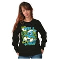 thumbnail image 4 of Smurfs Kanji Don't Kill My Vibe Unisex Plus Size Sweatshirt Brisco Brands 4X, 4 of 5