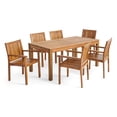 thumbnail image 7 of Marvin Outdoor 7 Piece Acacia Dining Set, Teak, 7 of 7