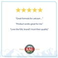 thumbnail image 5 of KAL Calcium Citrate D-3 1000 | Healthy Teeth & Bone Support | High Potency & Superior Absorption | Lab Verified | 90 Tablets, 5 of 6