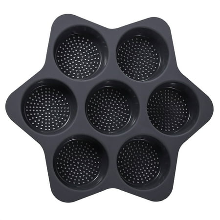 

One opening Hamburger Baking Pans Food Grade Nonstick Silicone Bread Molds Household Kitchen Baking Tools