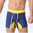 thumbnail image 3 of Kakii Mens Basic Classic Swim Briefs Padded Bikini Swimwear Triangle Swimsuit Bikini Bottoms Low Rise, 3 of 8