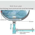 thumbnail image 4 of nipocaio Siphon de Conception Siphon Universel en Laiton pour Évier, Évier, Salle de Bains Drainag, 4 of 5