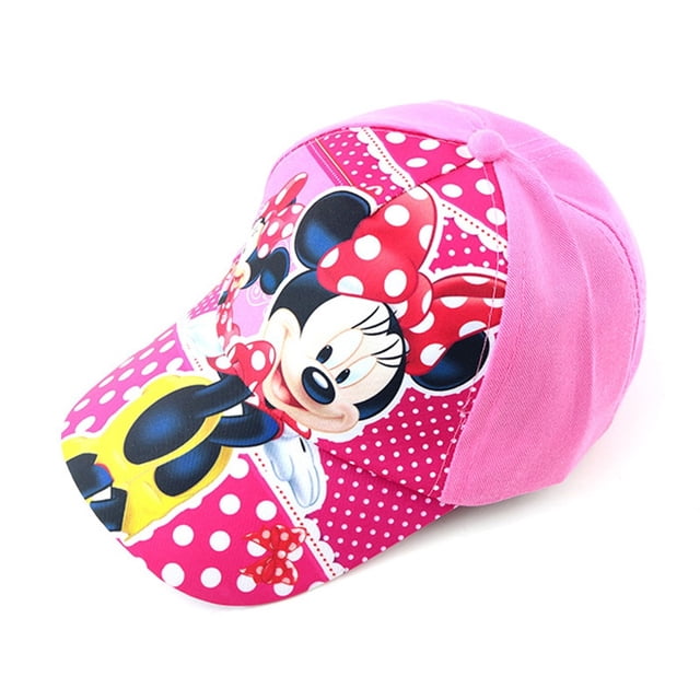 Disney-gorra de béisbol de Spiderman para niños, gorro de malla de dibujos animados de Frozen, Anna, Elsa, Mickey, Minnie Mouse, Hip-hop, ajustable, regalo Fivean unisex