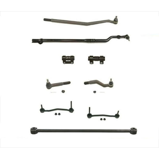 Drag Link Tie Rod Stabilizer 9Pc Kit For Ford F350 F250 SuperDuty 4