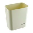 thumbnail image 2 of EGNMCR Trash Can, Garbage Can, Kitchen Trash Can Rectangular Open Top Waste Bin Suitable For Home Bathroom Kitchen Bedroom Office Waste Bin Modern Design Plastic Waste Bin rubbish bin, 2 of 7