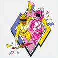 thumbnail image 3 of CafePress - Power Rangers Yellow Ranger And Pink R - Kids Hooded Sweatshirt, Classic Hoodie, 3 of 4