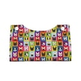 thumbnail image 4 of Lsque Colorful Bulldog Printed Long Tissue Box Cover Holder, Facial Paper Organizer Dispenser,Triangle with Bottom Belt, PVC Leather Decorative Organizer, 4 of 9