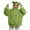 Green, variant on Womens Jackets Bear Ear Hooded Fuzzy Jackets Full Zip Up Pocket Oversized Fit Warm Cozy Casual Loungewear Daily Cute Stylish Hoodie Outerwear