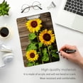 thumbnail image 4 of FMSHPON Autumn Sunflower Wood Board Clipboard Hardboard Wood Nursing Clip Board and Pull for Standard A4 Letter 13x9 inches, 4 of 7