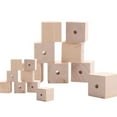 thumbnail image 5 of 56pc Assorted Unfinished Cube Wooden Beads - for Garlands and Crafts - Factory Direct Craft, 5 of 5