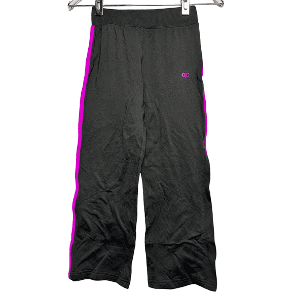 Champion GEAR Girls' Color Vlock Pants Black/Raspberry Shock - XS
