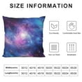 thumbnail image 5 of Nawypu Galaxy Star Space Nebula Throw Pillow Covers Pillowcase Farmhouse Pillow Case Square Cushion for Living Room Couch Sofa Bed Home Outdoor Indoor Decor, 5 of 5