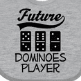 thumbnail image 4 of Inktastic Future Dominoes Player Game Boys or Girls Baby Bib, 4 of 4
