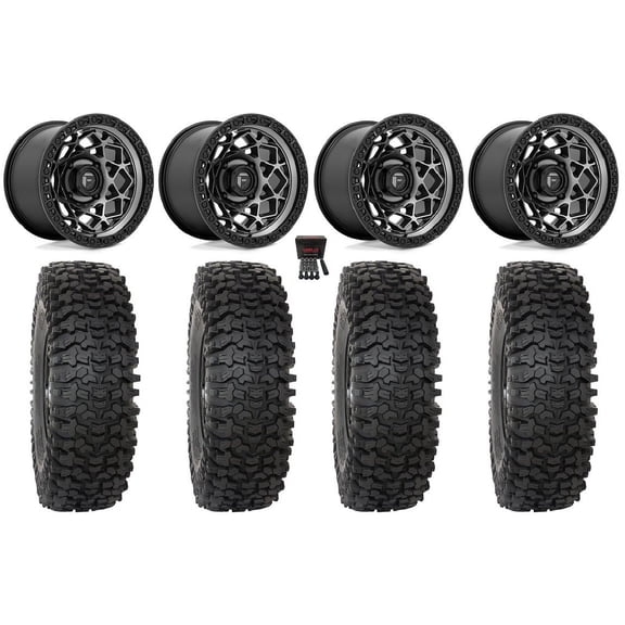 Fuel Unit 15" Wheels Gunmetal 35" RC500 Tires Can-Am Maverick X3 / Honda Pioneer 1000 / Talon