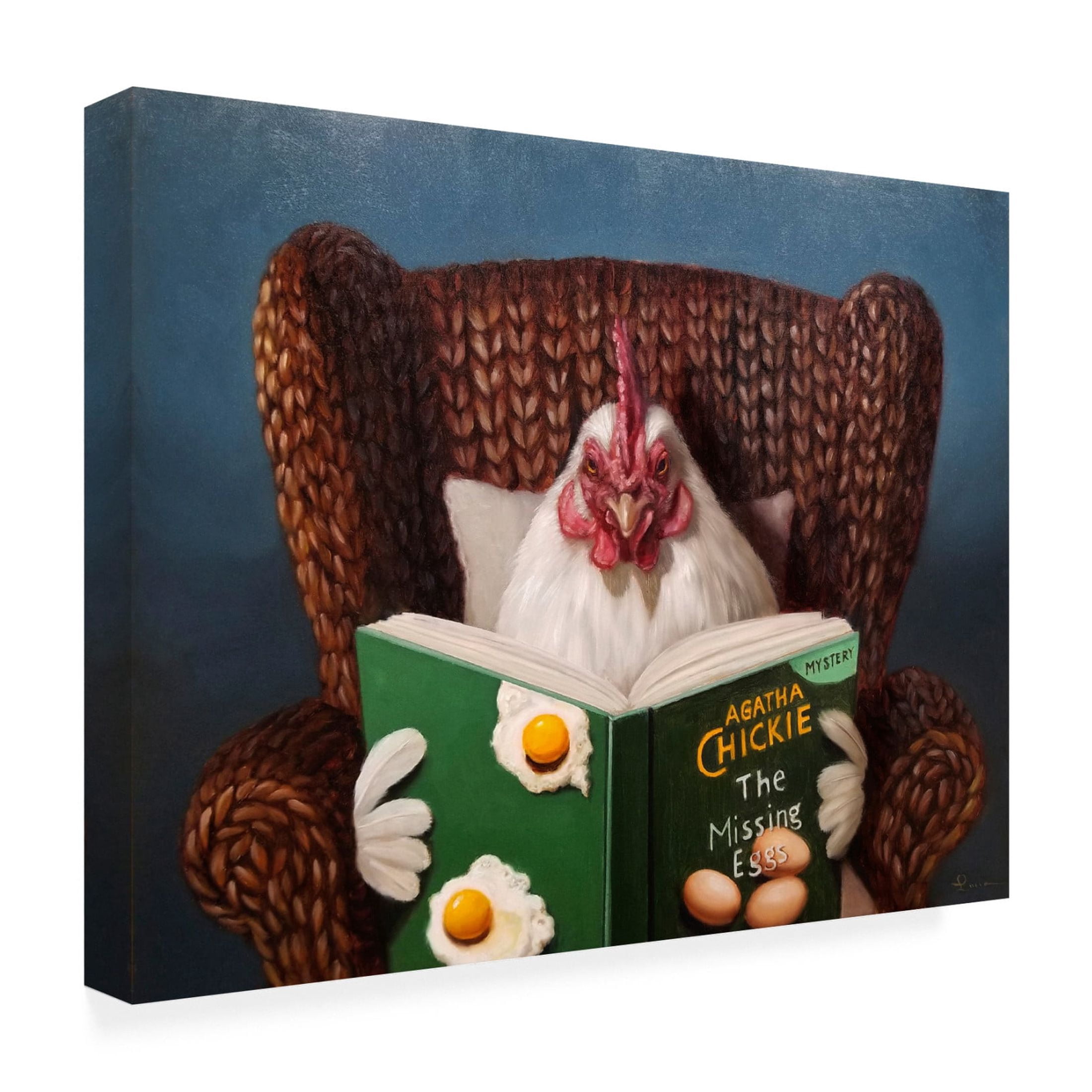 Canvas Wall Art - Lucia Heffernan 'Chick Lit' Wall Art for Living Room, Bedroom, or Office Décor by Trademark Fine Art - 32 x 24 Inches