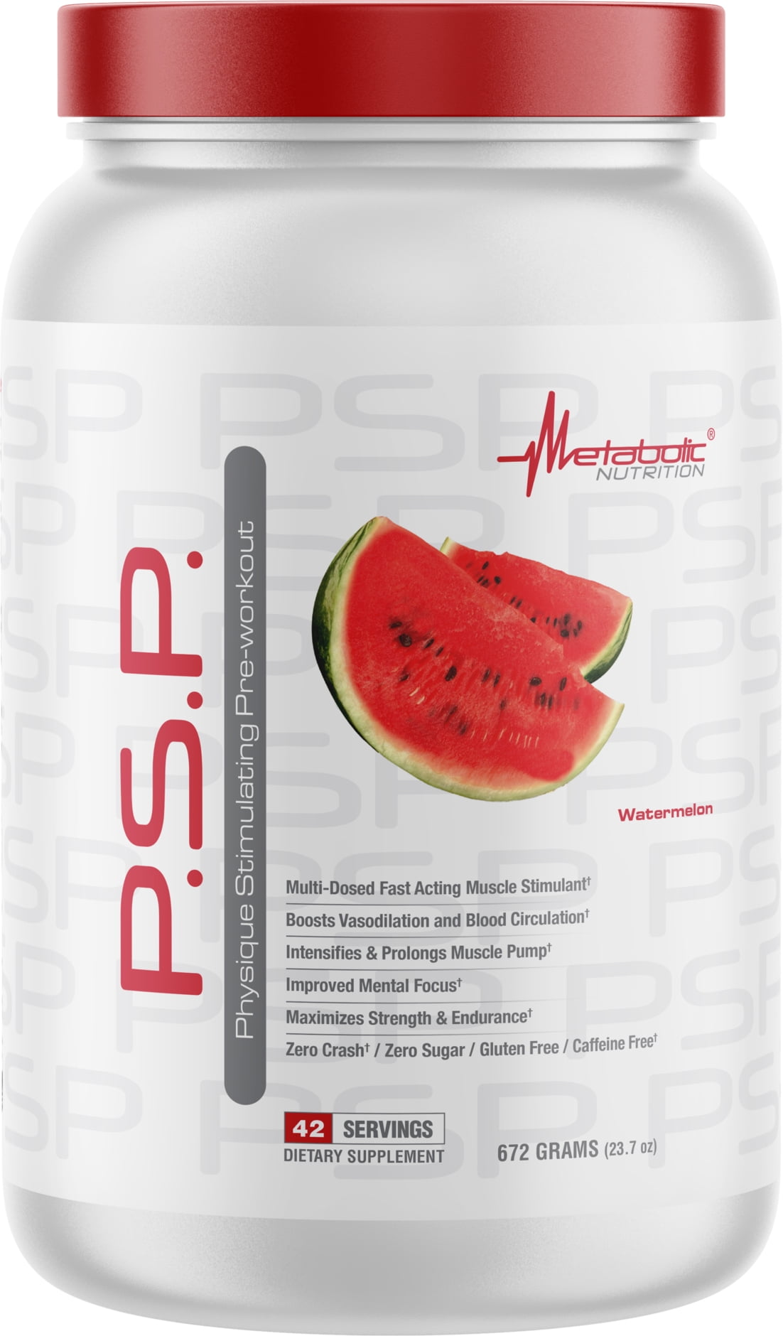 Metabolic Nutrition Psp Pump Watermelon 42 Servings Walmart Com Walmart Com
