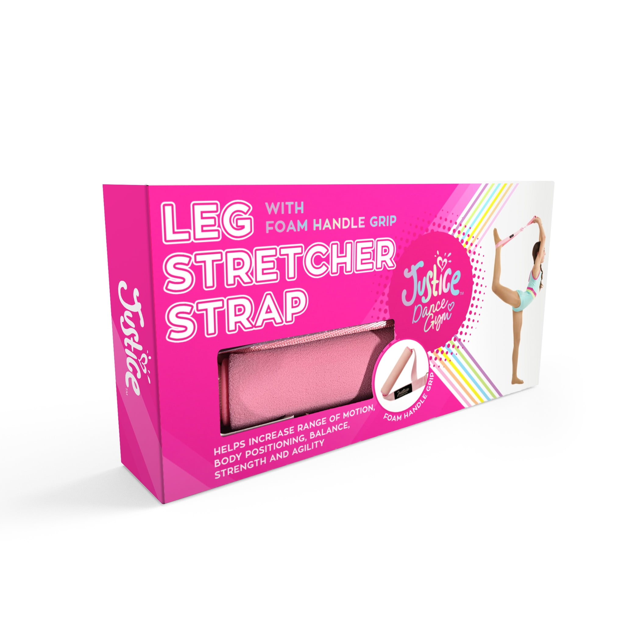 Justice Leg Stretcher with Foam Handle Grip, Ages 6+